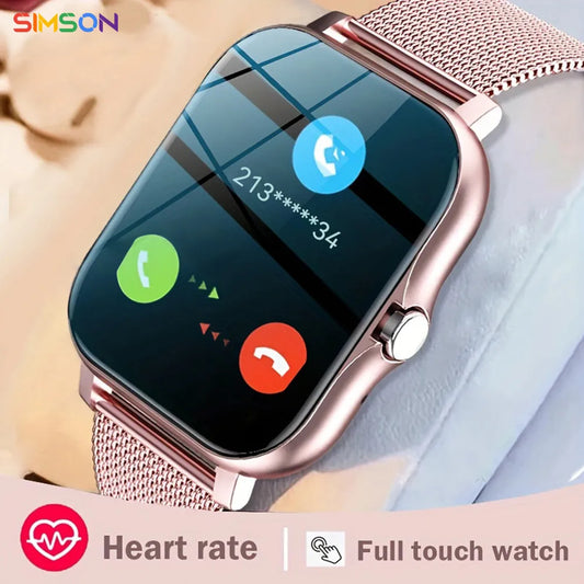 2023 NEW SmartWatch Android Phone 1.44" Color Screen Full Touch Custom Dial Smart Watch Women Bluetooth Call Smart Watch Men